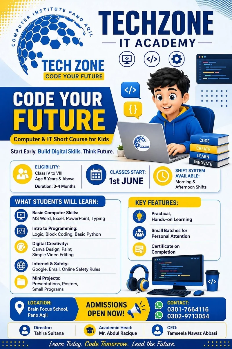 TechZone IT Academy poster